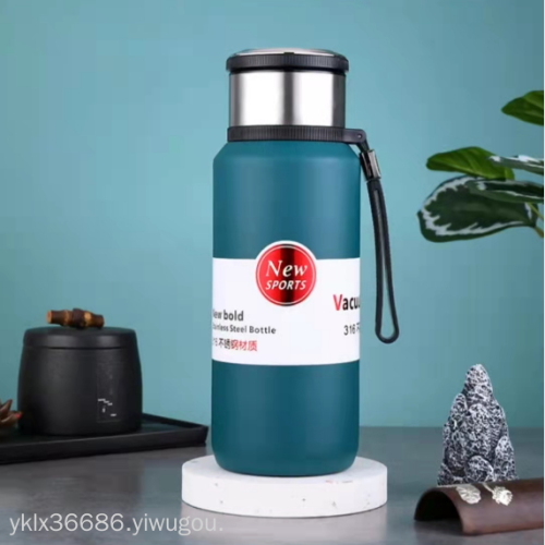800ml 1000ml 1500ml all-steel vacuum mug tea maker customizable logo
