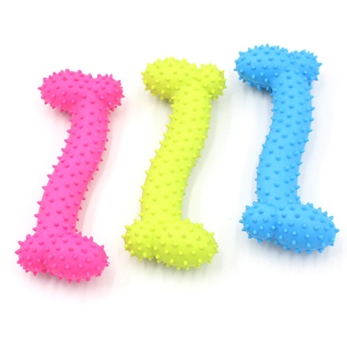 dog toy solid rubber bone toy small tpr pet toy teddy bear training toy