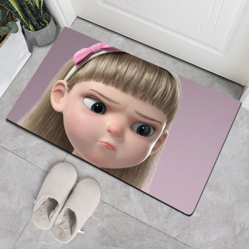 nordic style household cartoon characters floor mat entry door floor mat kitchen bathroom bedroom non-slip absorbent floor mat carpet