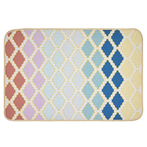 geometric non-slip mat door mat carpet mat linen-like rubber starter doormat kitchen bathroom absorbent floor mat