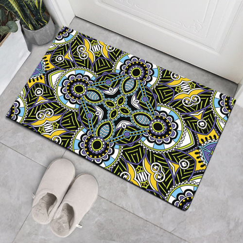 nordic style bohemian home ground mat gate door mat door mat kitchen bathroom non-slip absorbent floor mat