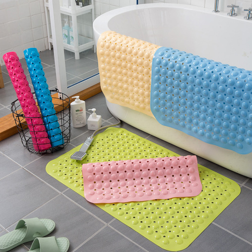 pvc odorless bathroom non-slip mat home toilet bathtub mat bathroom non-slip floor mat wholesale