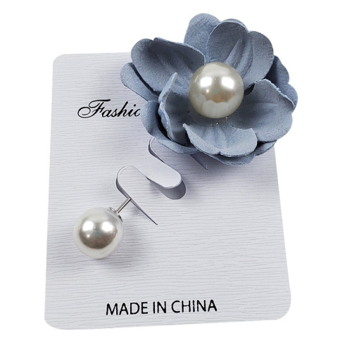 wholesale ethnic style female scarf needle ornament large pearl large flower fashion pin sp05