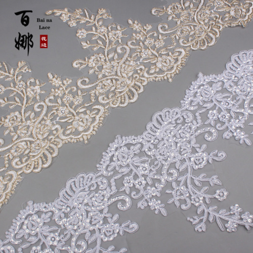 bai na lace classic spot lace home textile lace tablecloth skirt clothing embroidery decoration accessories