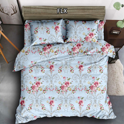 four-piece bedding set simple fitted sheet small fresh bed sheet quilt cover three-piece set wholesale