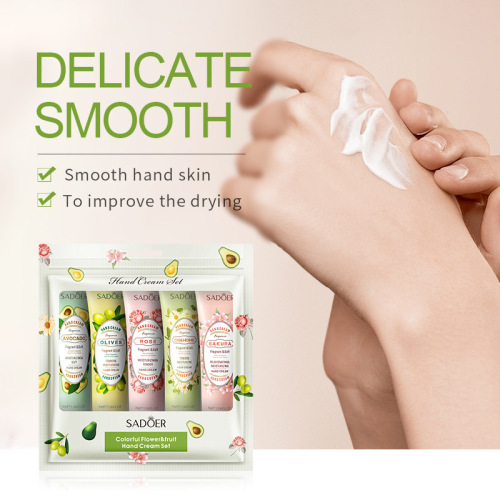 full english packaging sadoer chamomile hand cream set 30g * 5 cross-border foreign trade hand care wholesale