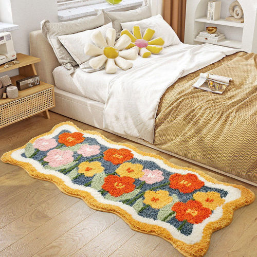 carpet bedroom bedside blanket household minimalist modern non-slip tatami sofa floor mat living room study blanket household