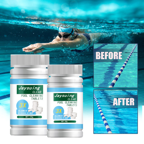 Jaysuing Swimming Pool Effervescent Tablets Swimming Pool Cleaning Instant Effervescent Chlorine Tablets Swimming Pool Chlorine Tablets Swimming Pool Water Treatment Tablets
