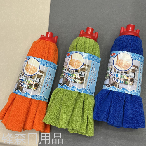 towel mop head squeeze water household absorbent mop wet and dry two use cloth mop head floor good mop