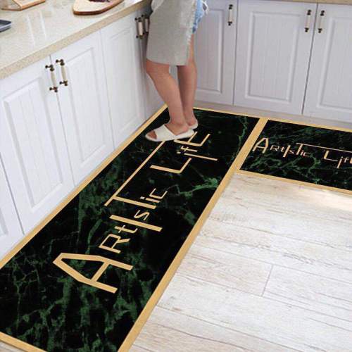 kitchen floor mat door strip non-slip mat kitchen carpet door mat home cartoon entry floor mat mat