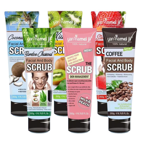 cross-border exclusive for shea butter facial body scrub deep cleansing exfoliating moisturizing skin cleansing peeling chicken skin