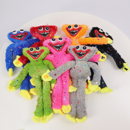 cross-border popular bobbi bronzing sequins poppy playtime plush toy game doll birthday gift