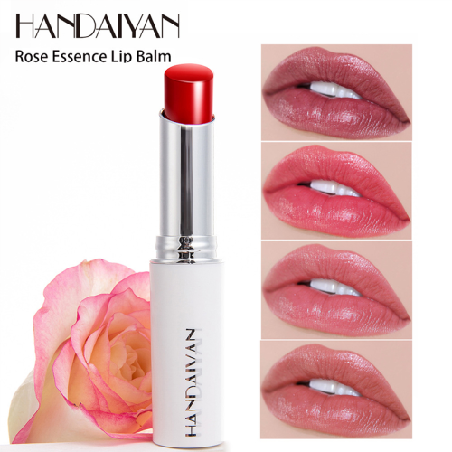 shine of rose lipstick lip balm matte texture is not easy to makeup ziqibao wet lipstick