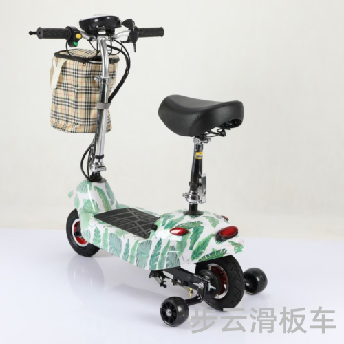 （Exclusive for Export） Buyun Battery Car Small Electric Car Adult Folding Electric Scooter Electric with Step