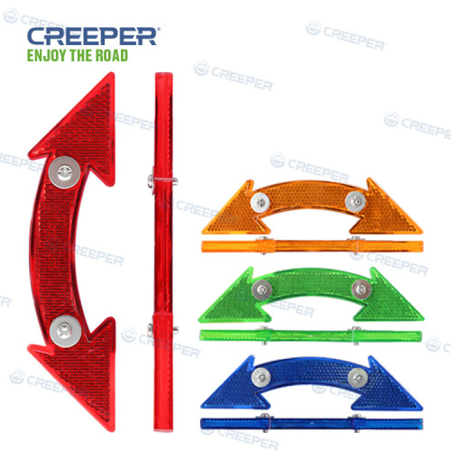 Creeper Factory Direct Reflector Double Arrow High Quality Accessories Bicycle Professional 