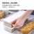 1100ml Rectangular Household Kitchen Transparent Refrigerator Fresh-Keeping Food Storage Box