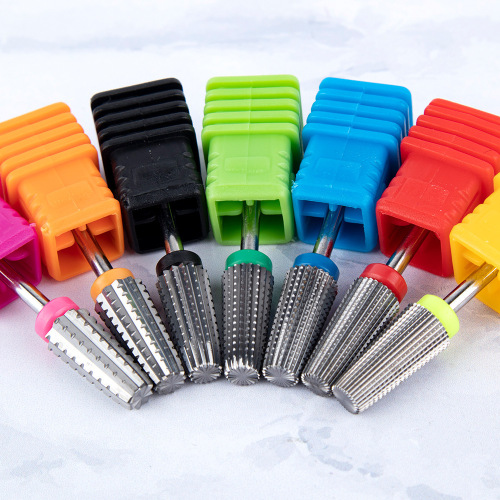 5in1 Nail Tools Straight Teeth Grinding Head Polishing Nail Remover Tungsten Steel Alloy Grinding Head