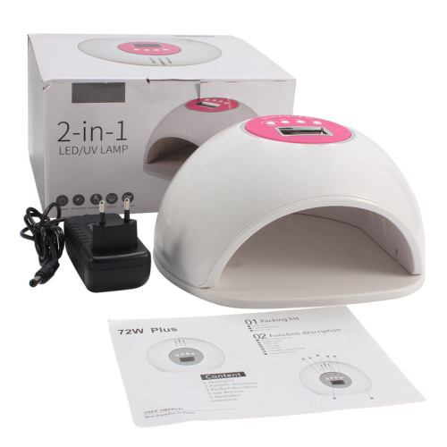 Q-1T Nail Lamp 33 Lamp Beads 72W High Power 10 Seconds Quick-Drying Nail Phototherapy Machine Wholesale 