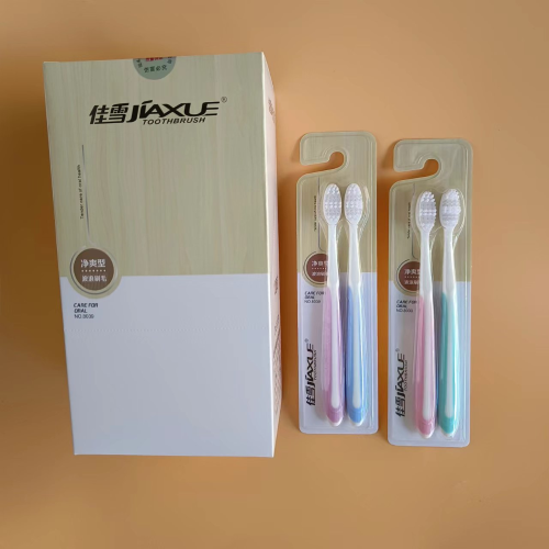 daily necessities wholesale jia xue 8039 double net cool wave hair medium hair adult toothbrush
