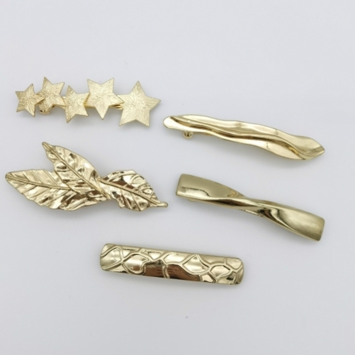 Fashion Hair Accessories five-Pointed Star Shaped Leaf Bow Tie French Clip Spring Clip Bangs Clip Hair Accessories