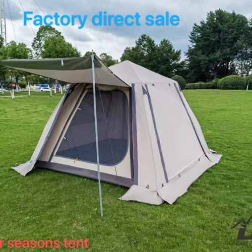 camping road stainless steel bracket four seasons automatic tent. customizable logo. rainproof. uv protection.