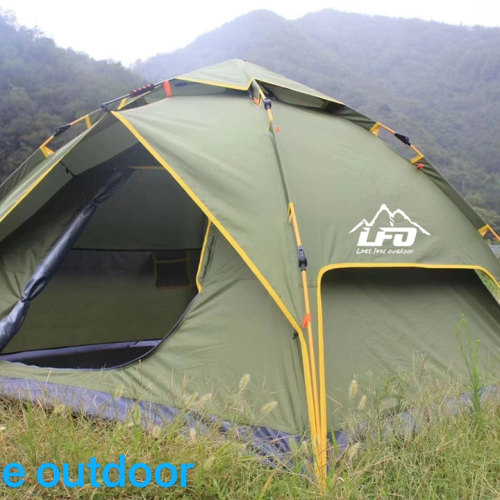 tent canopy factory outdoor supplies double layer camping camping tent automatic tent can be customized one piece dropshipping