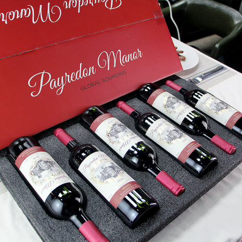 6 Original Color Boxes of Peyton Manor Dry Red Wine Wholesale Group Purchase french Original Bottle Imported Red Wine