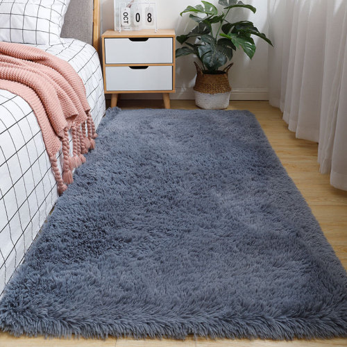 silk wool carpet non-slip wear-resistant soft living room bedroom non-slip long wool sofa bedside blanket full of absorbent floor mat