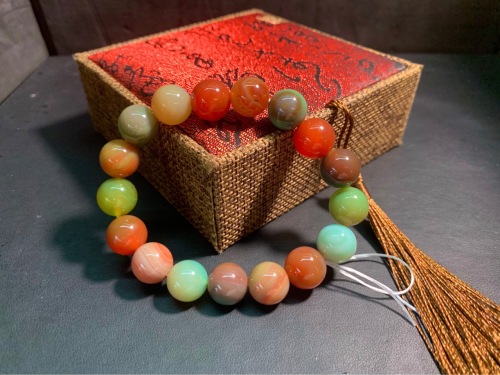 Colorful Salt Source Agate Beads Bracelet Candy Color Men and Women Wholesale Available Live Supply