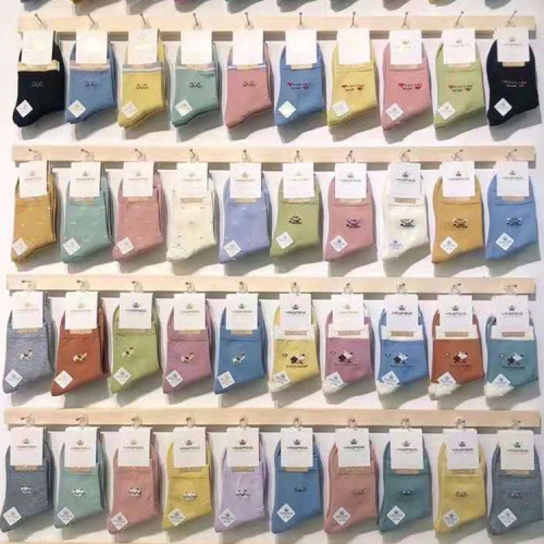 popular socks color cotton men‘s and women‘s short mid-calf socks stall socks short men‘s and women‘s socks wholesale socks