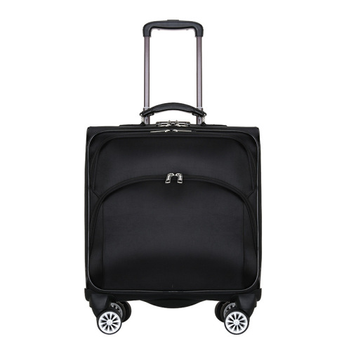 Small Business Luggage 16-Inch Waterproof Thickened Cloth Password Boarding Case Zipper Casual Universal Wheel Trolley Case Wholesale