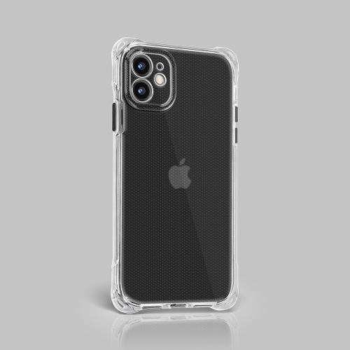 Suitable for Iphone12pro Four-Corner Hole Phone Case Lanyard Apple 13pro All-Inclusive 11 Soft Case 7/8/SE2