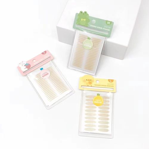 Double Eyelid Patch Lace Mesh Skin Color Parallel Thin Narrow Waterproof Invisible Seamless Inner Double Swollen Eye Bubble Natural Double Eyelid
