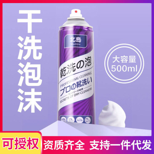 Authorized Japan North Island Dry Cleaning Foamed Cleaner Shoes 2-in-1 Shampoo Water-Free Decontamination