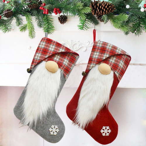 2022 Christmas Decoration Supplies Christmas Socks Candy Bag Christmas Tree Pendant Christmas Socks Gift Bag Christmas Bag