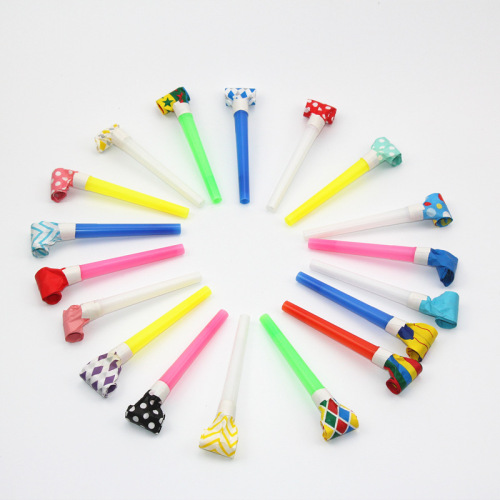 Wholesale Blowouts Plastic Kids‘ Toy Whistle Birthday Party Gathering Atmosphere Cheering Props Speaker Stall Toys