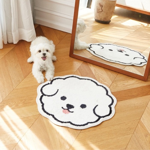 cashmere-like floor mat japanese and korean style bathroom door mat cartoon cute washable floor mat