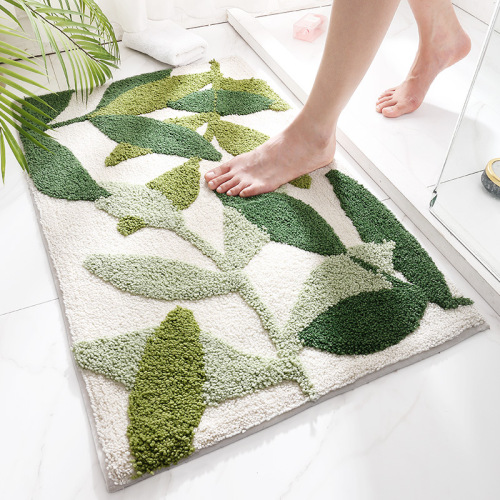 cross-border modern simple bathroom absorbent non-slip mat fresh home entrance floor mat bedroom floor mat