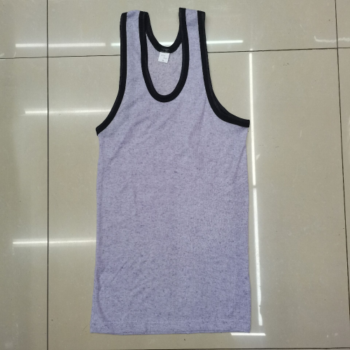 Summer Men‘s Leisure Sports Home Vest Outer Wear Can Be Worn inside