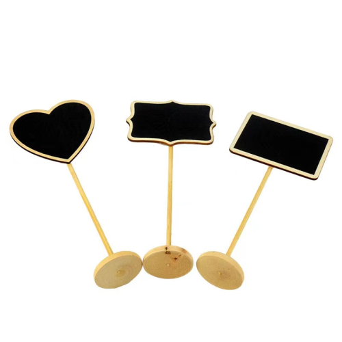 wooden seat card mini blackboard wedding decoration party seat number valentine‘s day decoration