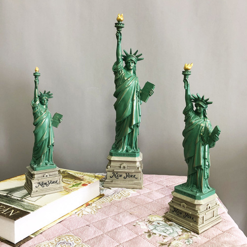 Statue of Liberty Crafts Model Decoration Living Room Office Wine Cabinet Tourism Memorial Creative Home Decoration 
