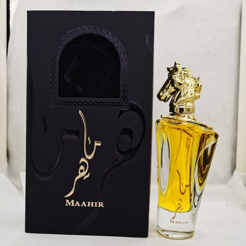Maahir Middle East Arabic Perfume Gift Box Cross-Border Foreign Trade for Long-Lasting Golden Dubai UAE Fragrance