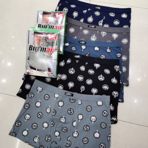Lixin Men‘s Boxer Printed Underwear Men‘s Boxed Underwear Wholesale Foreign Trade Men‘s Underwear
