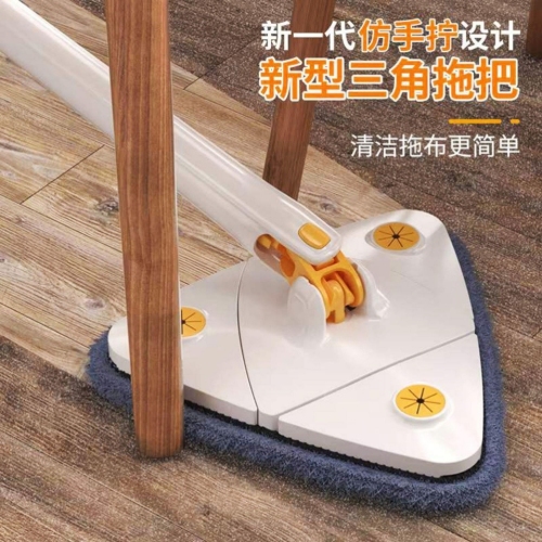 triangle mop household hand-free flat mop erasable window imitation hand twist mop new lazy rotating mop