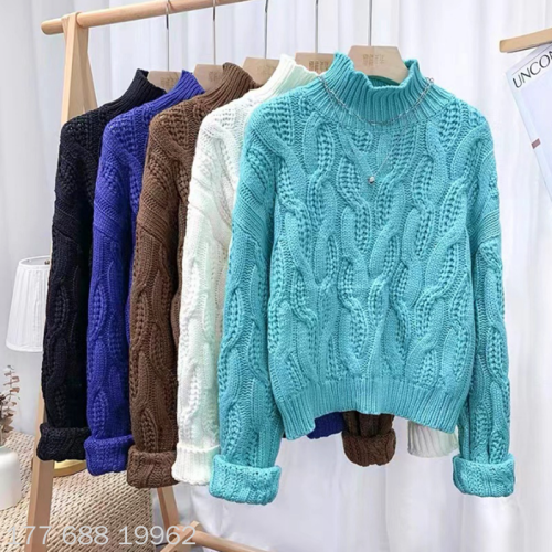 Factory Direct Stock Clearance Tail Goods Women‘s Knitwear Women‘s Bottoming Shirt Miscellaneous Sweater Cheap Wholesale