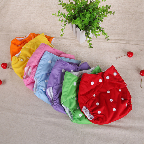 Baby Water-Repellent Cloth Diaper Pants Baby Washable Diaper Pants Newborn Breathable Leakproof Wetting Proof Pants 0-1 Years Old Size 半