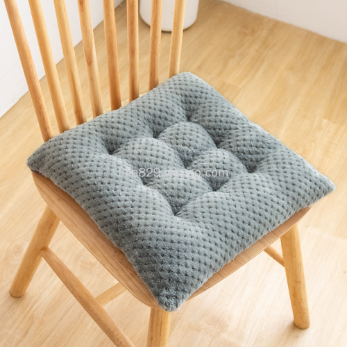New Plush Cushion Winter Student Chair Cushion Thickened Office Long-Sitting Butt Cushion Tatami
