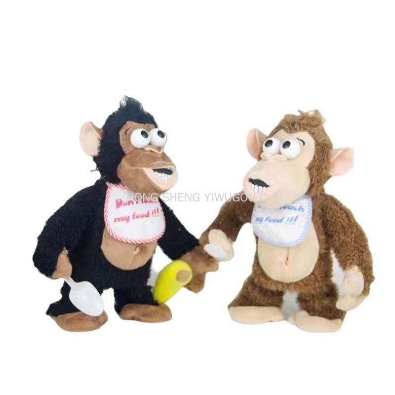 电动毛绒玩具礼物公仔可爱猴子沙雕神器儿童玩具抖音玩具小猴玩具详情1