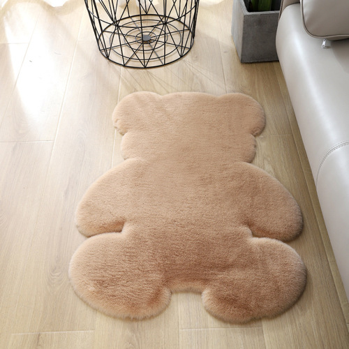 Amazon Imitation Rabbit Fur Cartoon Animal Carpet Sofa Bedroom Bedside Bay Window Children‘s Room Floor Mat Door Mat