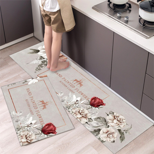factory wholesale kitchen floor mat cute cartoon mat strip mat home kitchen carpet toilet door
